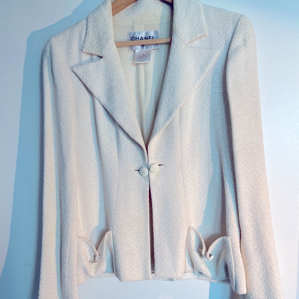 SOLD! Chanel White Jacket